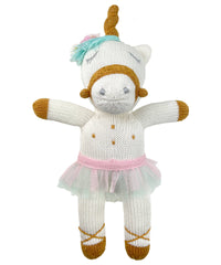 Rainbow Pop the Unicorn Knit Doll: 12" Plush