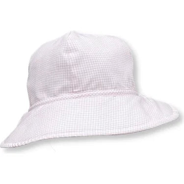 Mini Gingham Bucket Hat - Light Pink/Mint