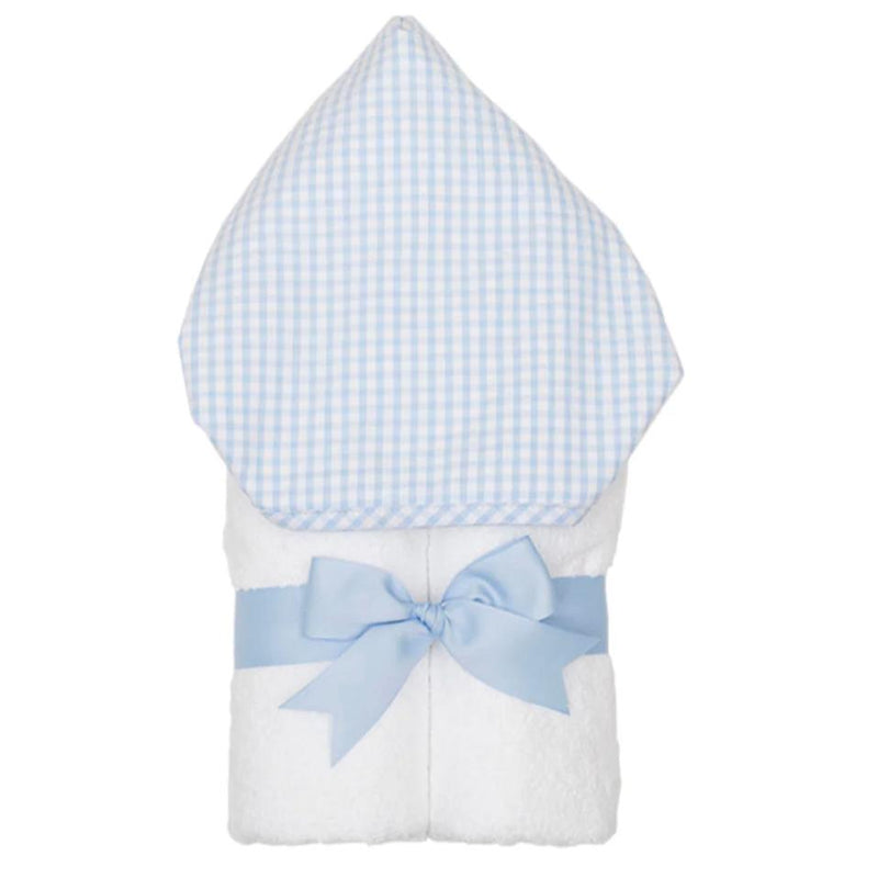 Blue Check Hooded Towel