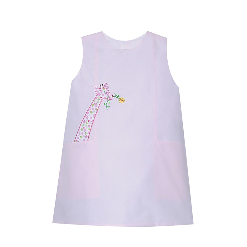 Pink Giraffe Forest Dress