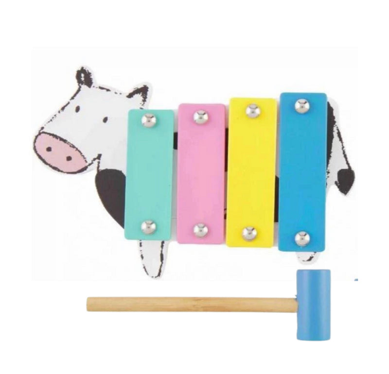 Cow Wood Farm Xylophone Toy