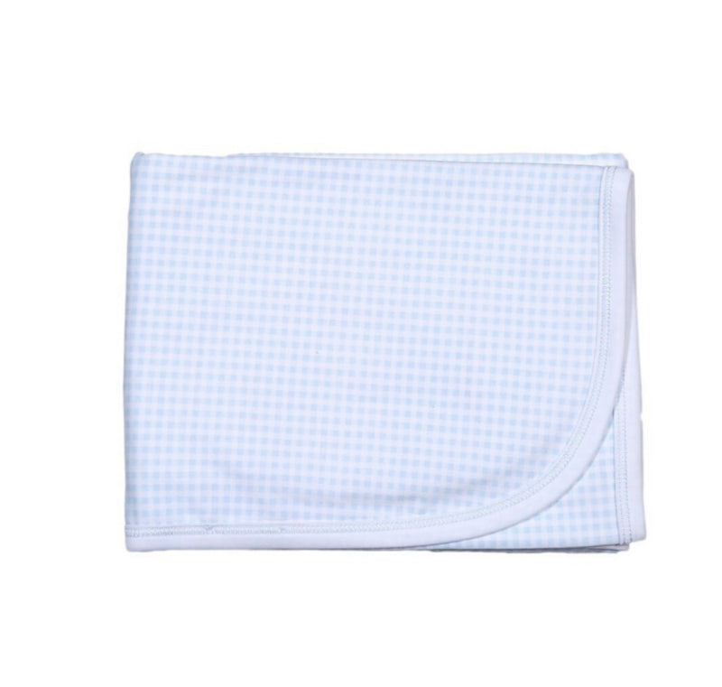 Blue/White Pima Blanket