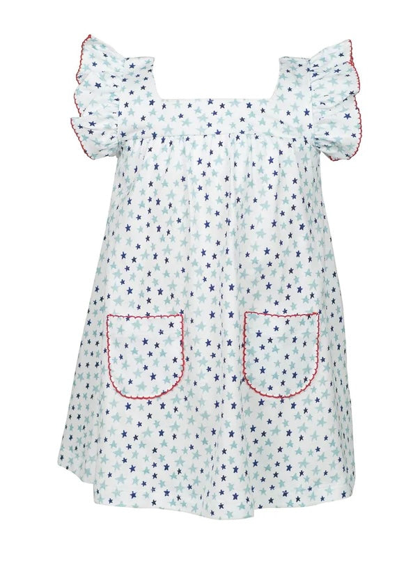 Pima Sparkle Yoke Dress