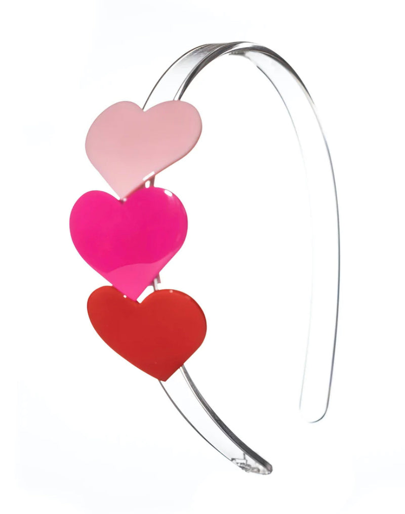 Cece Multi Heart Red/Pink Headband