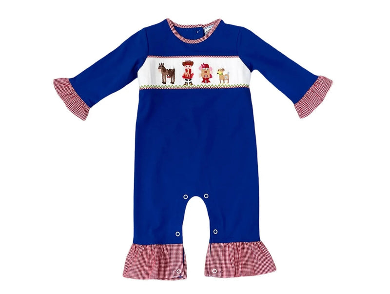 Toy Time Smocked Romper