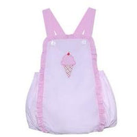 Nicky Ice Cream Cone Sunsuit (Pink or Blue Option)