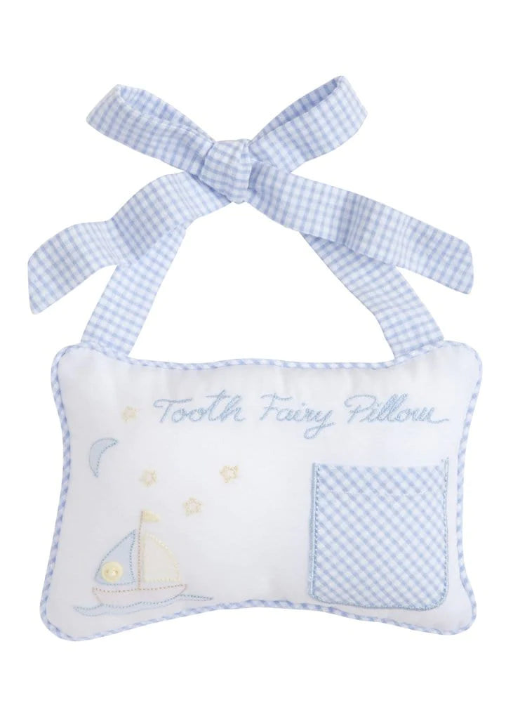 Tooth Fairy Door Pillow Pink/Blue