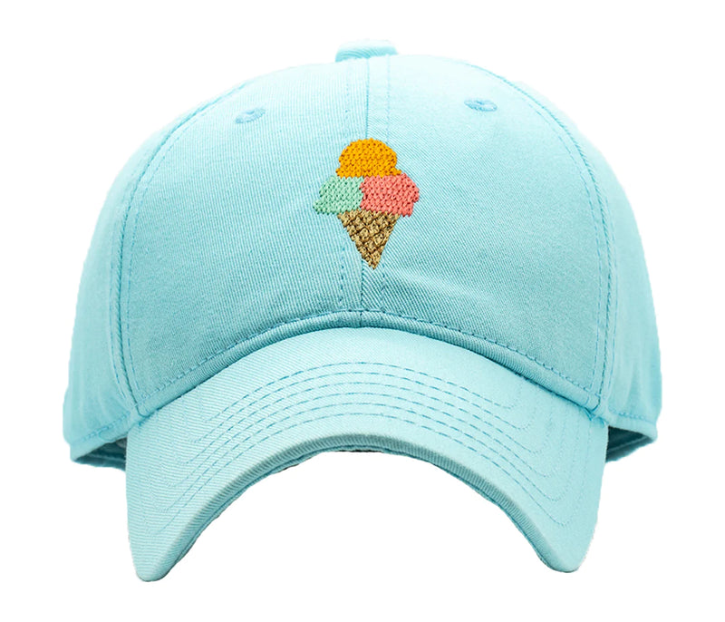 Ice Cream on Aqua Hat