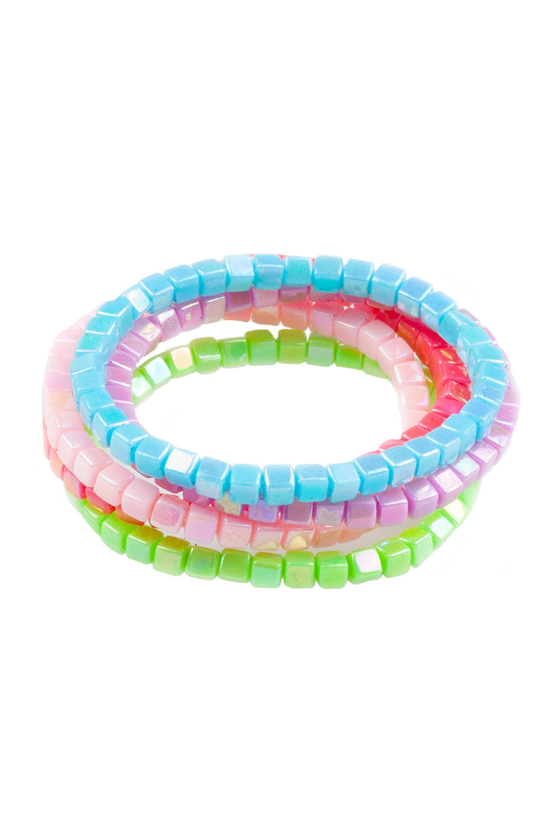 Tints Tone Rainbow Bracelet Set